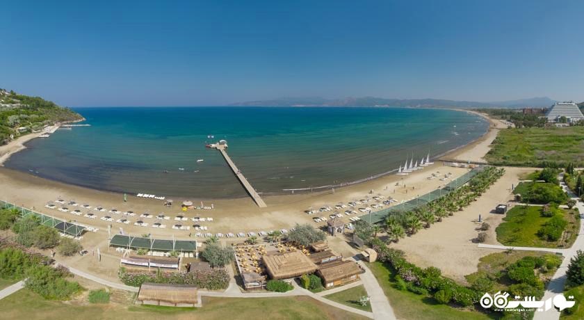 نمای کلی ساحل اختصاصی هتل